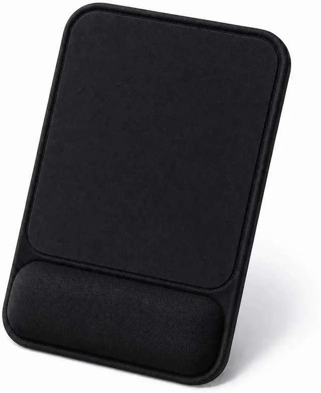 ErgoComfort Gel Mouse Pad - Black (B0H1TTVPVP) ergonomic mouse pad