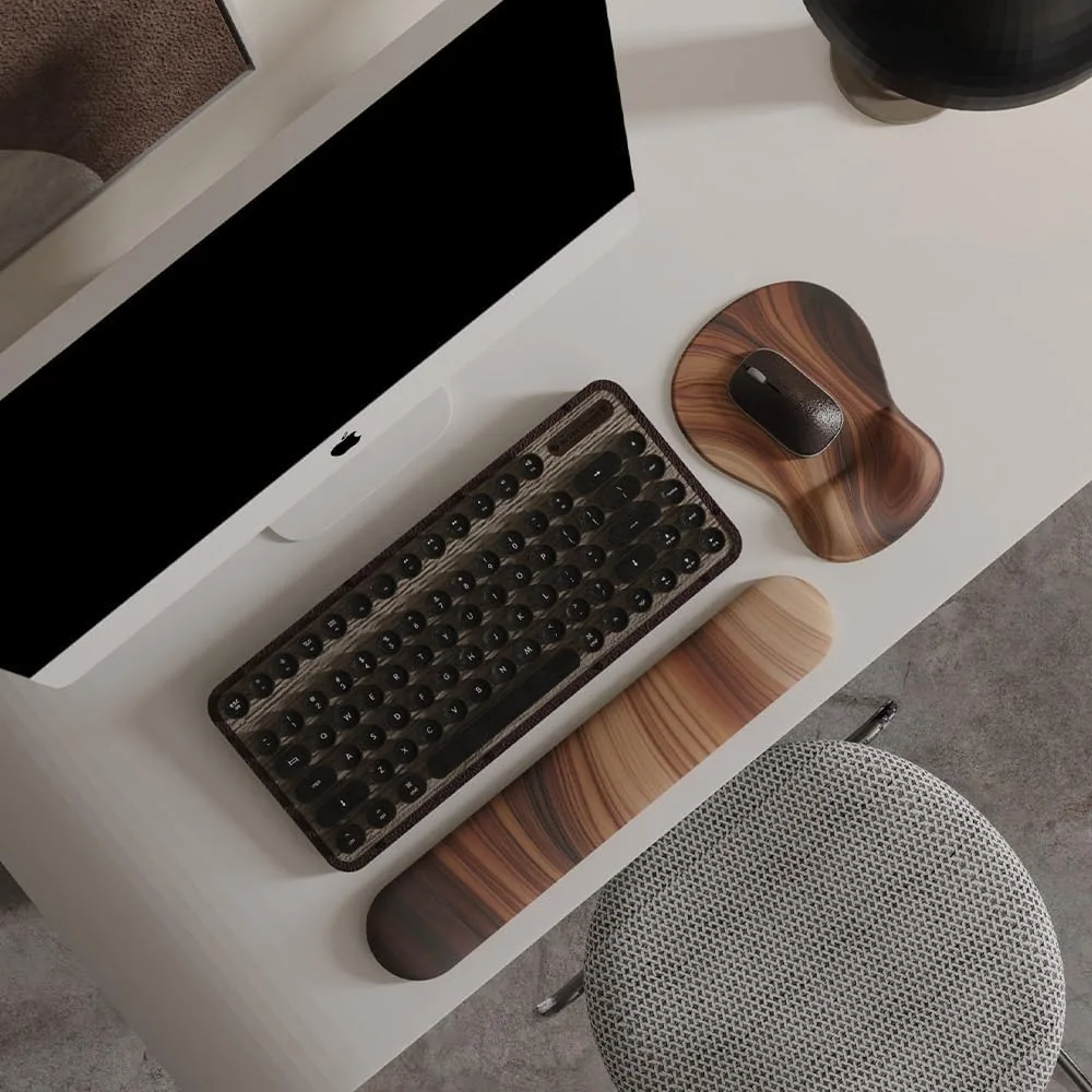 Art Series Gel Mouse Pad - Walnut Grain - art Series