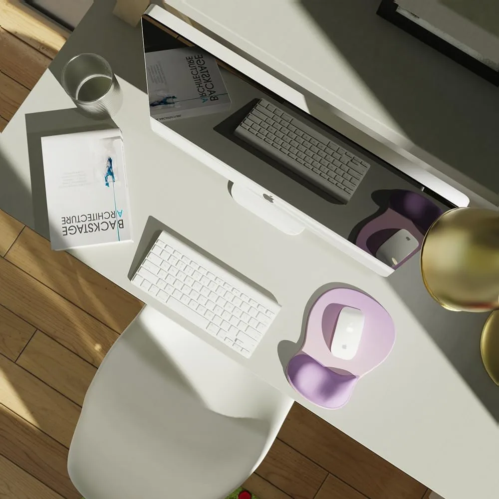 ErgoComfort Gel Mouse Pad - Amethyst Shade - ergoComfort Series