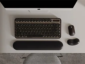 keyboard wrist rest set black