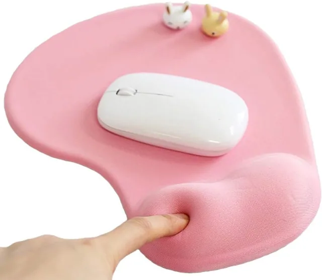 Classic Gel Mouse Pad - Pink ergonomic mouse pad