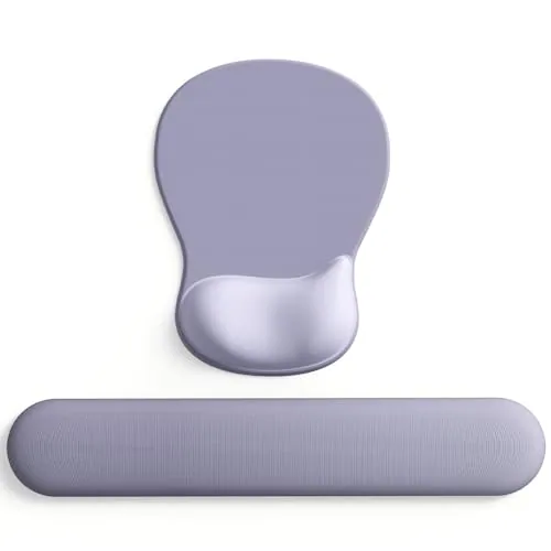 ErgoComfort Wrist Rest Set - Lavender Haze wrist rest for keyboard and mouse