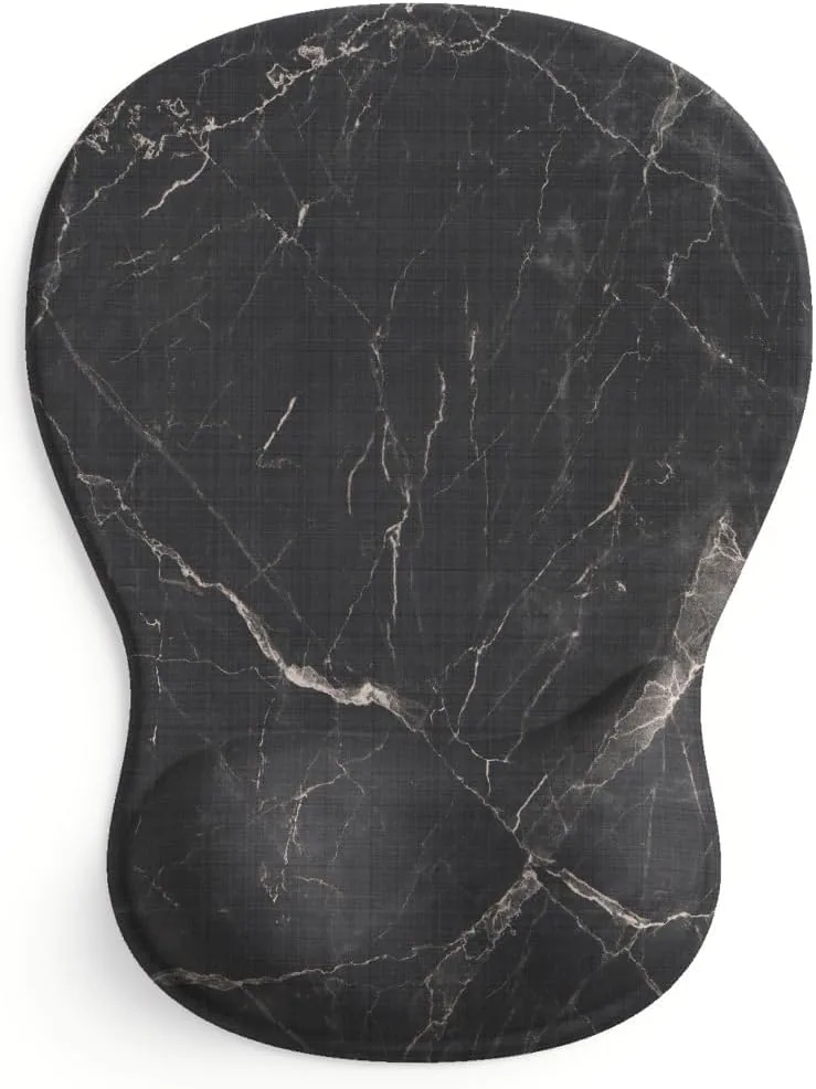 Art Series Gel Mouse Pad - Black Marble - art Series