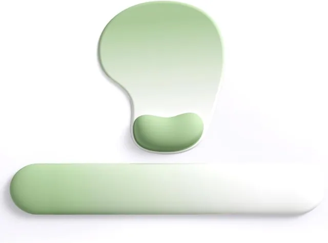 Classic Wrist Rest Set - Green wrist rest for keyboard and mouse