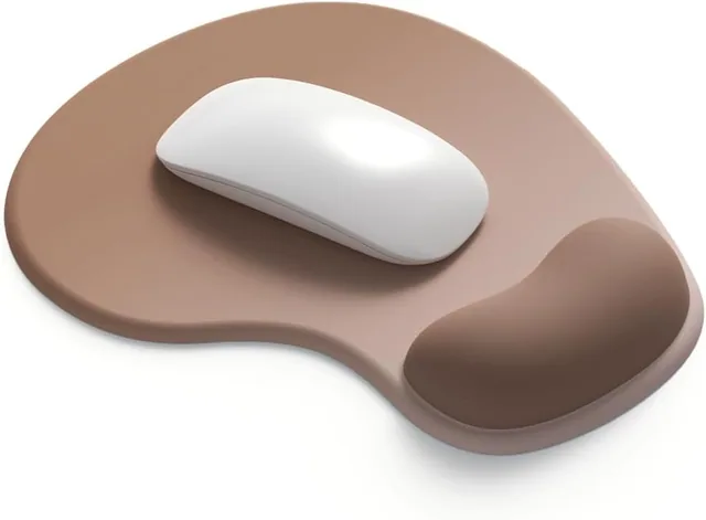 Classic Gel Mouse Pad - Brown ergonomic mouse pad