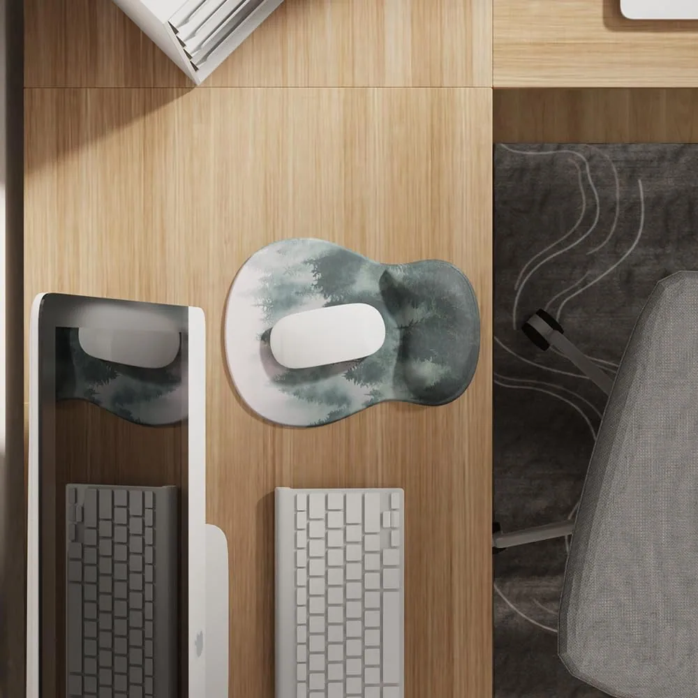 ErgoComfort Gel Mouse Pad - Misty Forest - ergoComfort Series