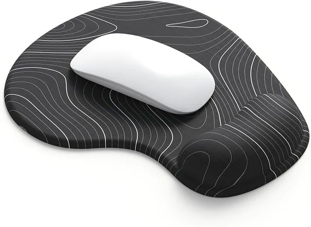 Art Series Gel Mouse Pad - Digital T - Digital T ergonomic mouse pad with wrist rest