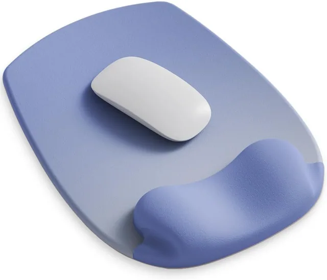 Art Series Gel Mouse Pad - Horizon Blue Art - Horizon Blue Art ergonomic mouse pad with wrist rest