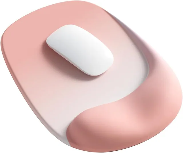 ErgoEase Ergonomic Mouse Pad - Coral Pink ergonomic mouse pad