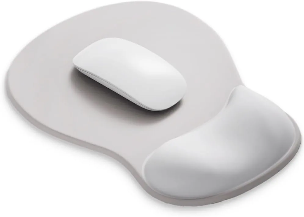 ErgoComfort Gel Mouse Pad - Silver Surge - ergoComfort Series